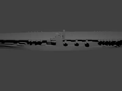 Japanese Aircraft Carrier Akagi 3D print model