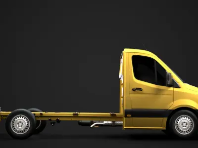 RAM Sprinter Chassis Single Cab L2 FWD 2020 3D model