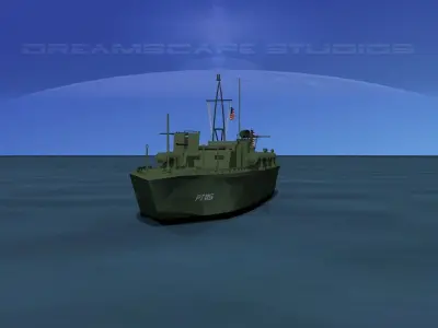 Elco PT Boat PT-115 3D model