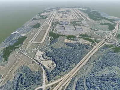 Pittsburgh International Airport 3D model