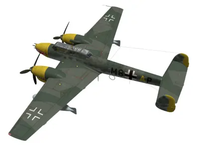 Messerschmitt Bf110 E1 3D model