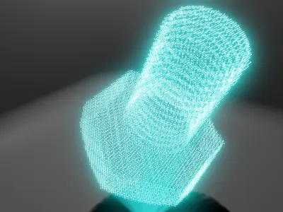 Sci-Fi Customizable Hologram Free 3D model