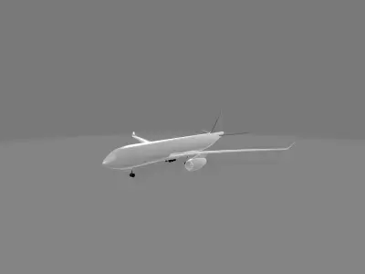 Airbus a330 Free low-poly 3D model
