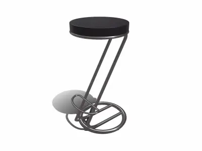 Barstool PBR 3D model