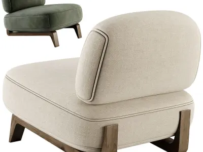 VAO Easy Chair By Paolo Castelli 3D model