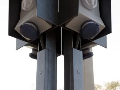 Industrial Socket with Switch Remastered Low-poly 3D model