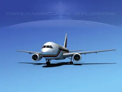 Boeing 767-200ER Air Zimbabwe 3D model