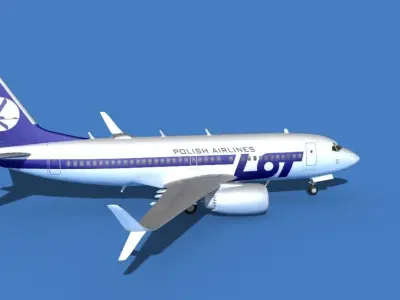 Boeing 737 MAX 7 LOT 3D model