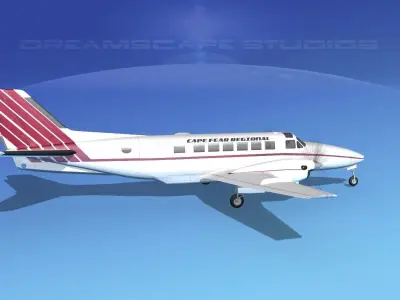 Beechcraft B99 Cape Fear 3D model