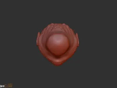 3DPrint FishMan obj Low-poly 3D model