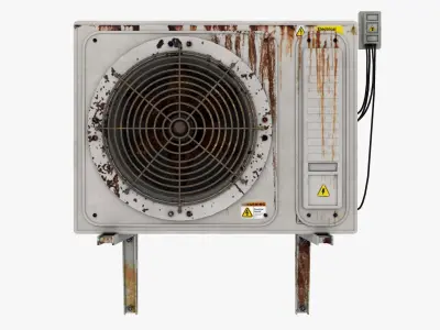 industrial air conditioner 3D model