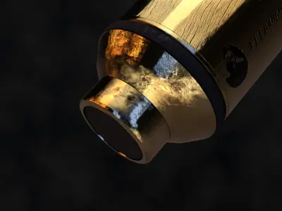 9mm Laser Cartridge 3D model