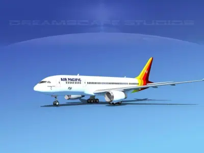 Boeing 787-8 Air Pacific Fiji 3D model