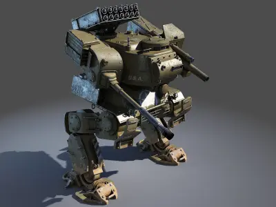 Mech-Tank USA-1 3D model