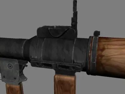 Rocket Launcher RPG-7 Free low-poly 3D model