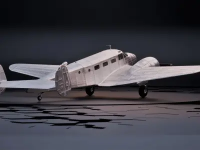 Beechcraft Model 18 3D model