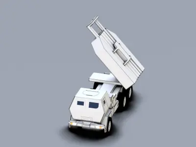 High Mobility Artillery Rocket System 3D print model
