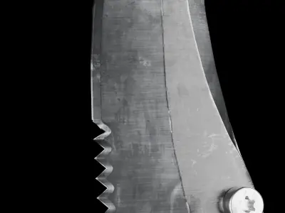 Lowpoly Combat Knives Two Pack Low-poly 3D model