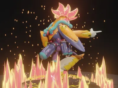 Burn Rooster 3D model