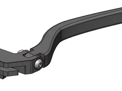 THE CLUTCH LEVER FOR MOTORBIKE 3D model