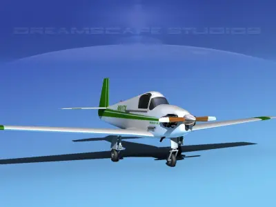 Mooney M-18 Mite V03 3D model