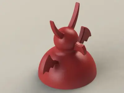 Dragon keyholder 3D print model