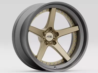 Forgedlite DC1 2PC Rim 3D model