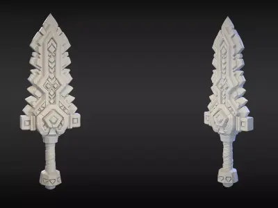 Stylized Sword 08 3D model