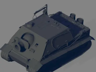 38 cm Sturmmorser 3D model