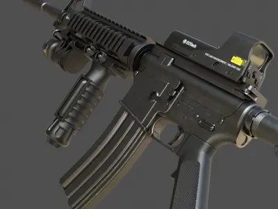 M4 Carbine 01 3D model