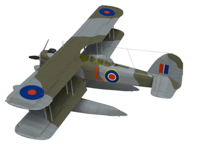 Fairey SeaFox 3D model