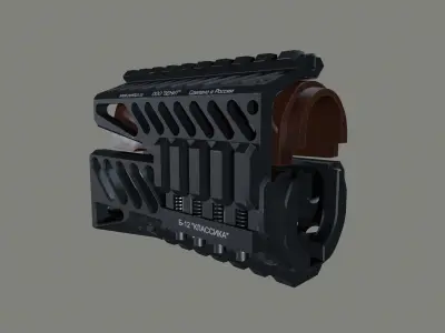 AK B-11 Zenit handguard  Low-poly 3D model