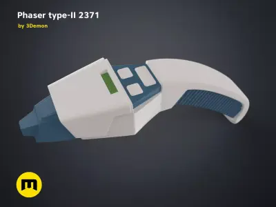 Phaser type-II 2371 3D print model