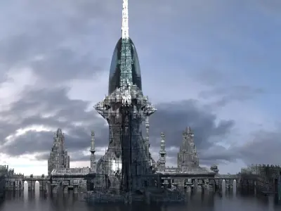 New Atlantis Elite tower 3D model