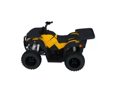 Off Road Utility ATV Quad Bike All Terrain Work Vehicle 3D model