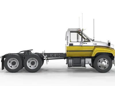 truck shot chevrolet kodiak 2006 3D model