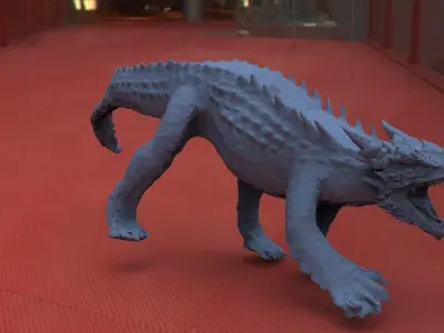 Dragon Croc 3D model