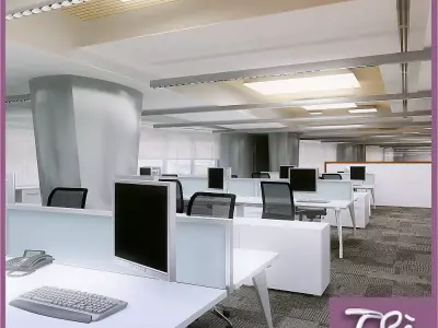 FULL OFFICE INTERIOR II 3D model