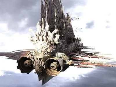 Dragon Royal Bloodlines Airship 3D model