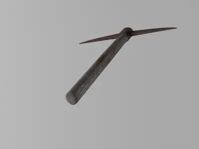 Pick Axe Tools Low-poly 3D model