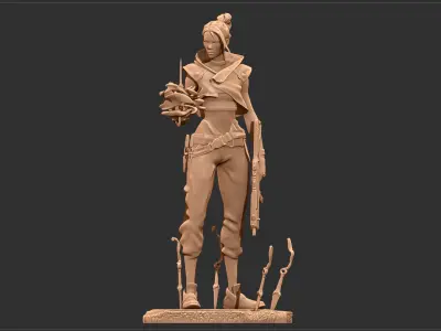 Valorant Jett 3D print model