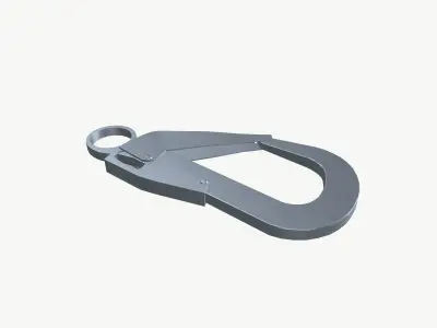 Harness hook 3D model
