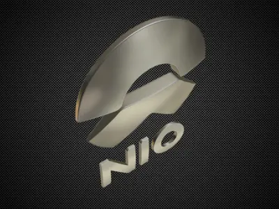 nio logo 3D model