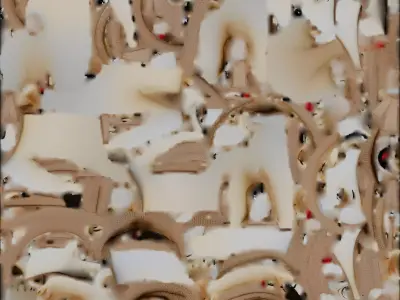 Cartoon Polar Bear 3D Model Cozy Winter Character Low-poly 3D model