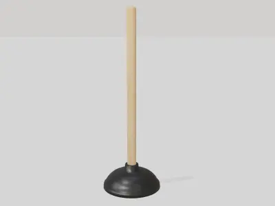 Toilet Plunger Free 3D model