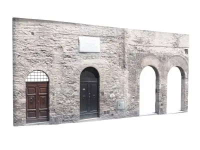 3D Scanned Italian Facade 008 3D model