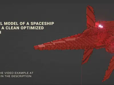 NFT Galaxy collectible card template for Blender 3D model