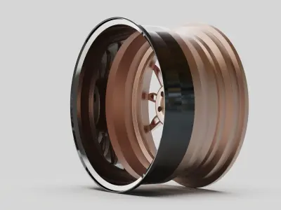 rims pink auto moto garage tuning  3D model