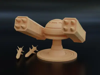 Air Defense Artillery 3D print model