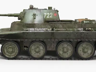 Tank BT 7 Corona  3D model